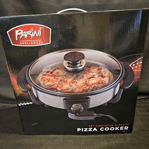 Parini Appliances 12" Non-Stick Electric Pizza Cooker New